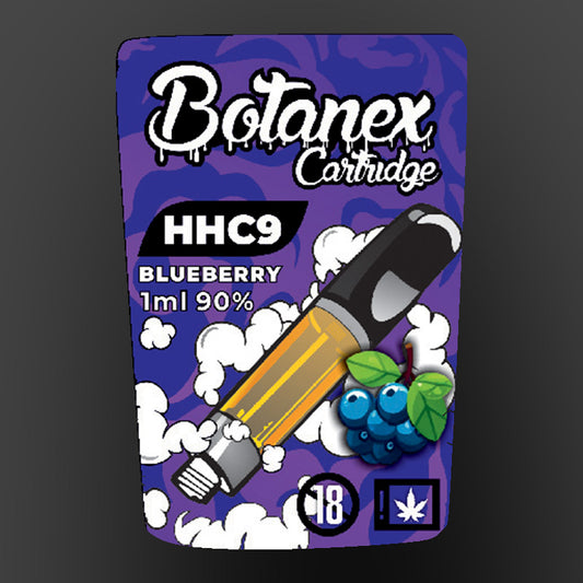 Botanex Nano9 Cartridge 1ml 90% Blueberry